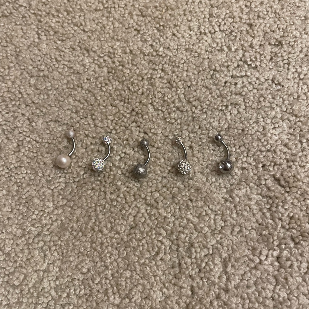 5 Belly Button Rings
